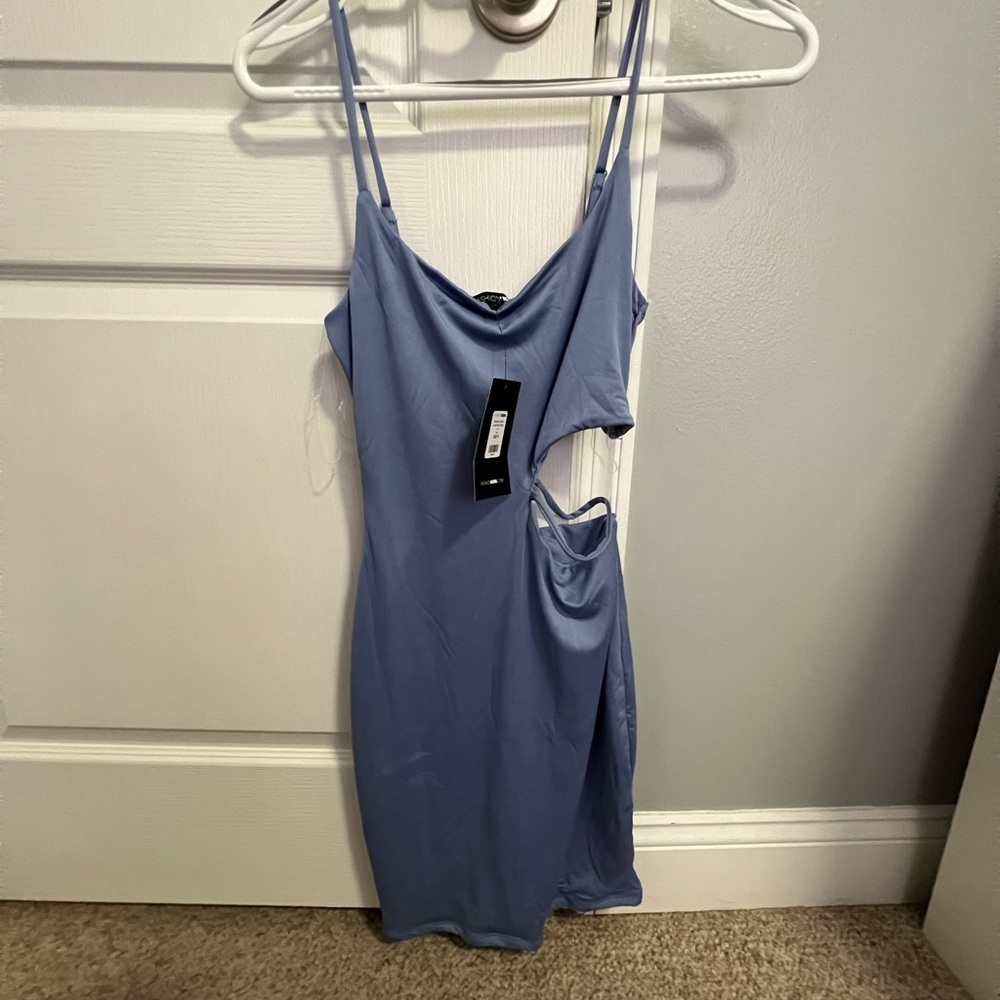 Fashion Nova Blue Mini Dress